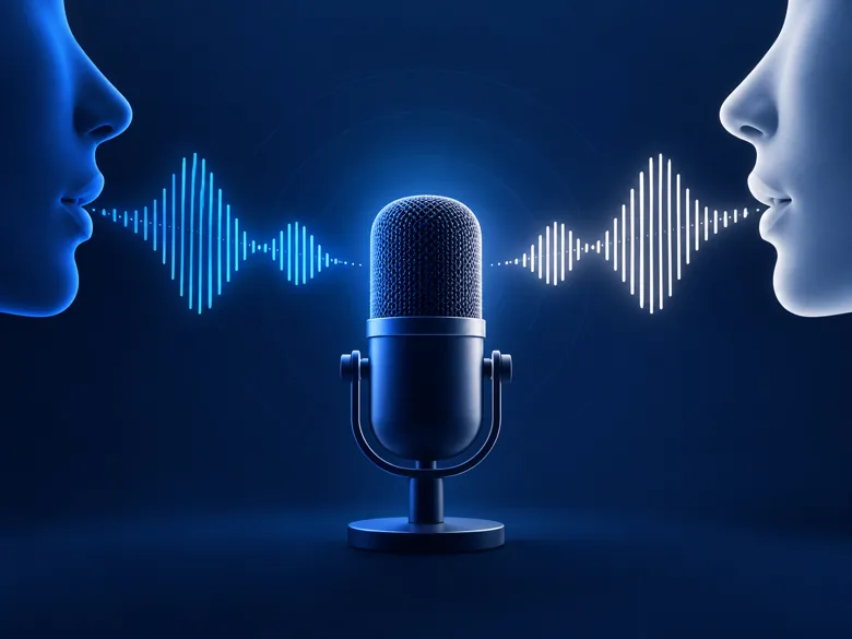 Illustration representing UK English Conversational Audio