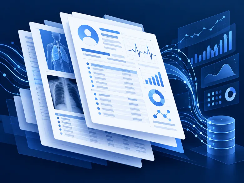 Illustration representing Structured Radiology Reports