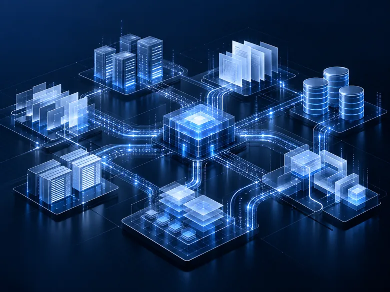Illustration representing Connected Synthetic Enterprise Environment