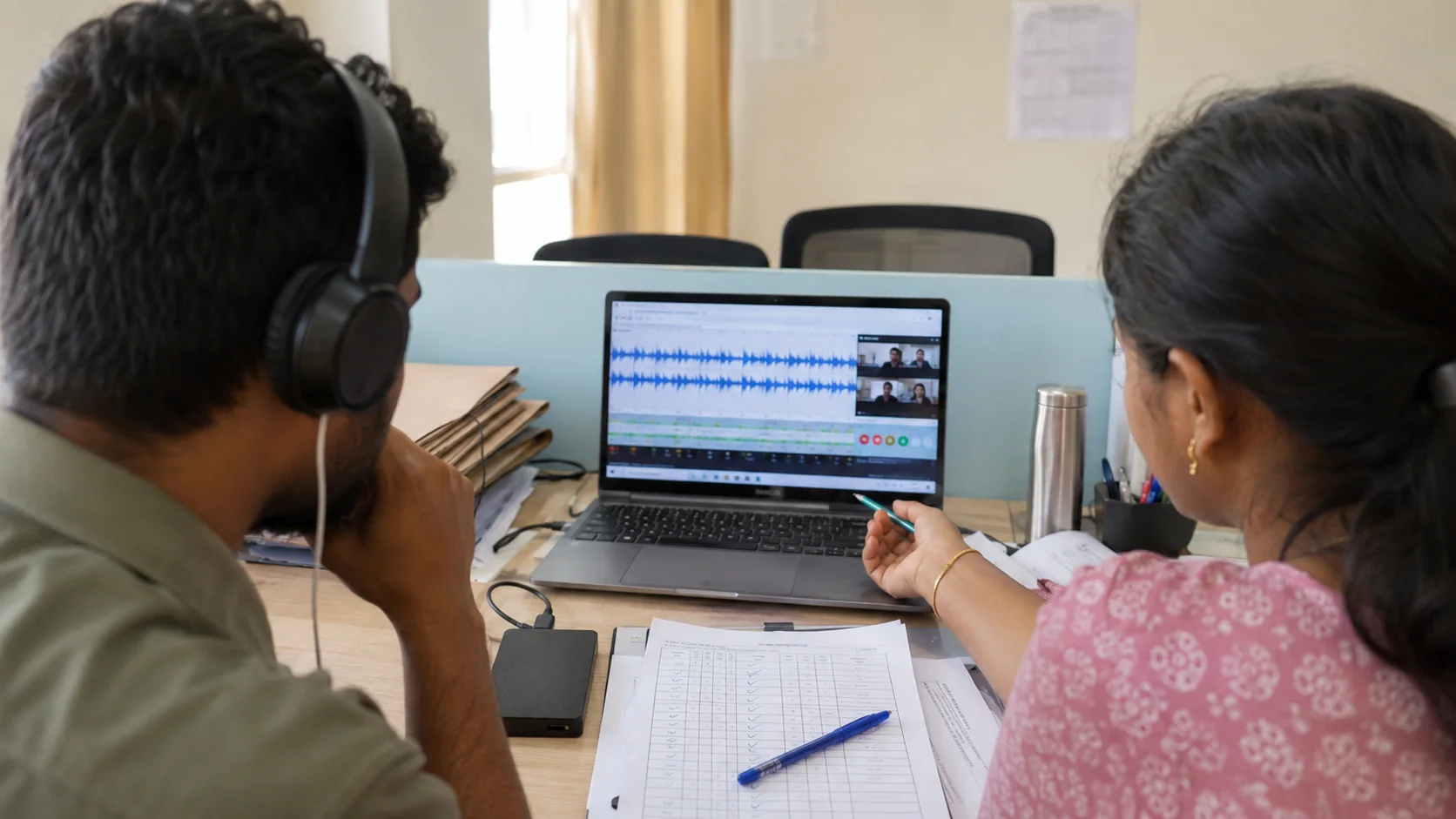 Audio dataset sample evaluation and quality review